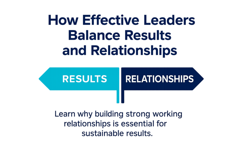 How Effective Leaders Balance Results and Relationship
