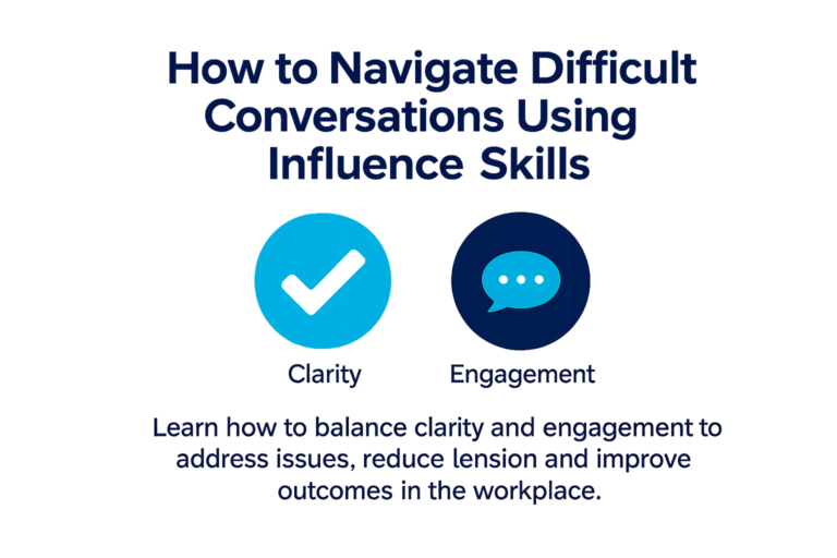 How to Navigate Difficult Conversations Using Influence Skills