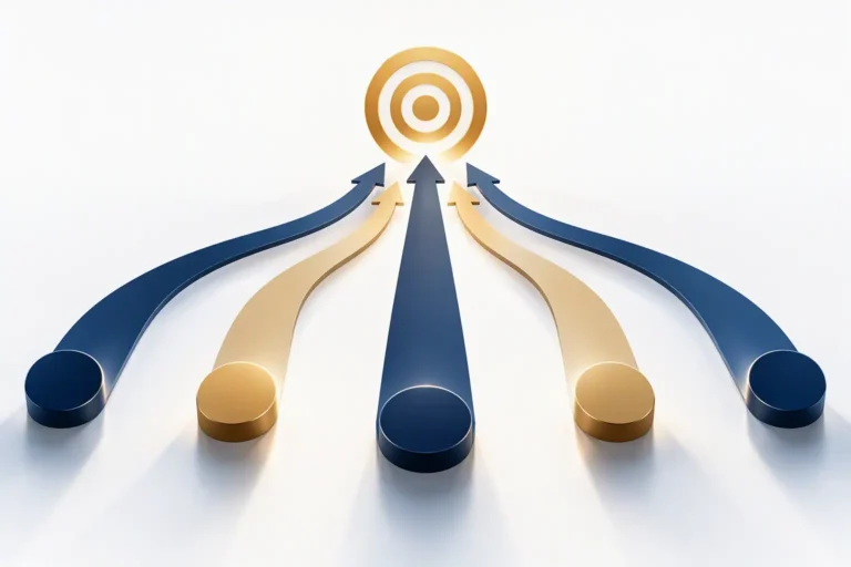 Multiple stakeholder priorities aligned toward a shared organizational objective through effective stakeholder management.